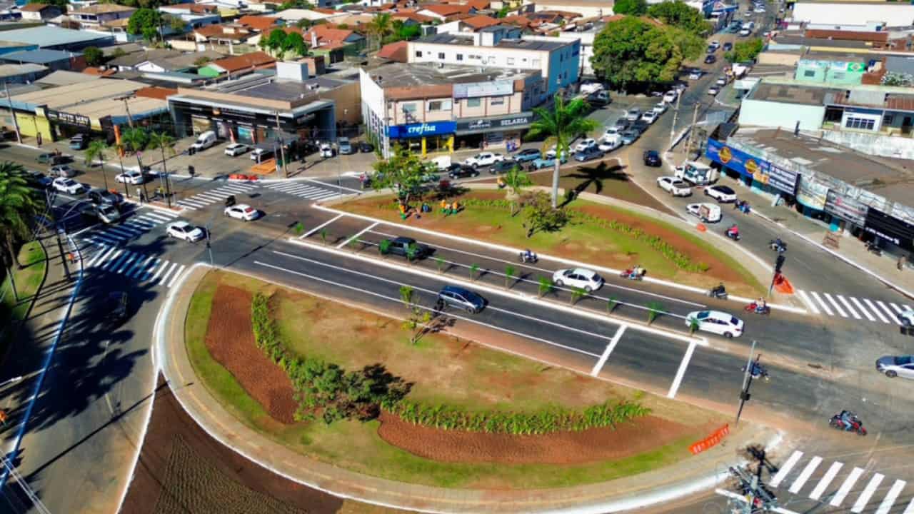 Goiânia entrega reestruturação viária na Praça Ciro Lisita