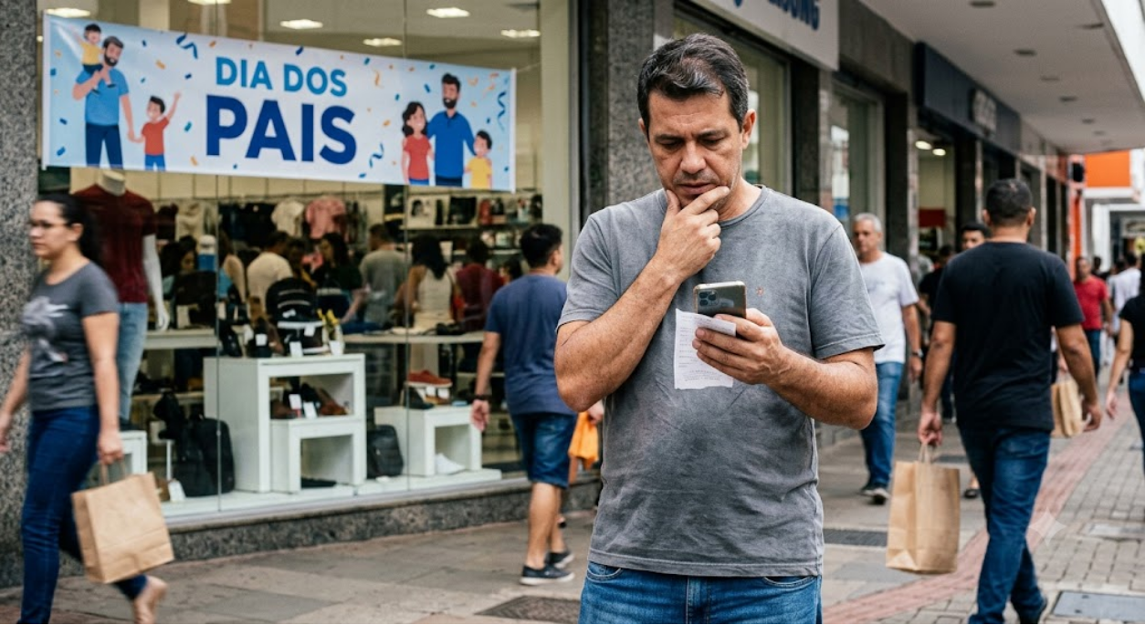 Pesquisa revela que quase metade dos brasileiros vai pular presente de Dia dos Pais