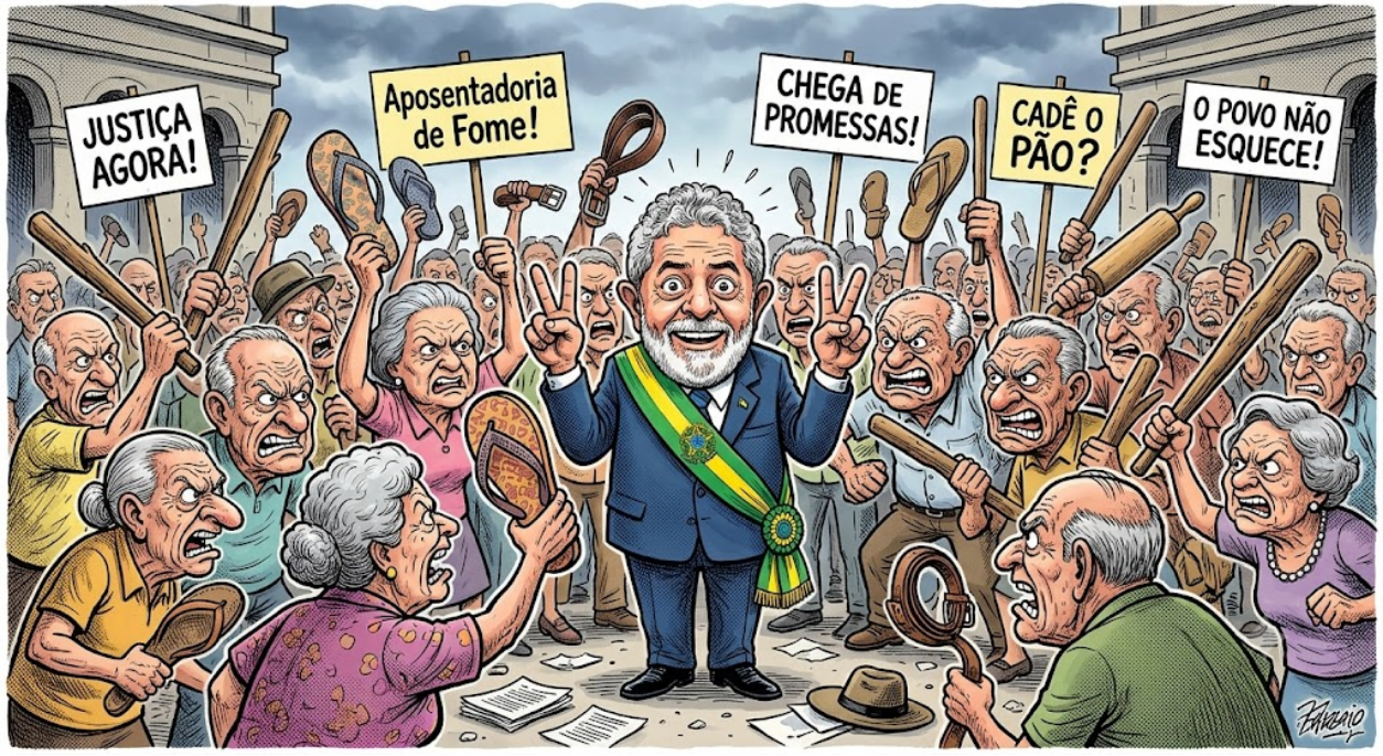 A turma da vovó não quer saber de paz e amor